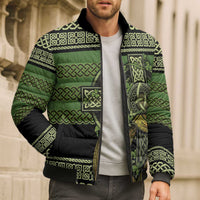 Ireland Celtic Knot Bomber Puffer Jacket Celtic Nation Heritage Pride - Wonder Print Shop