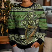 Ireland Celtic Knot Kid Ugly Christmas Sweater Celtic Nation Heritage Pride - Wonder Print Shop