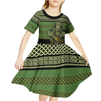 Ireland Celtic Knot Kid Short Sleeve Dress Celtic Nation Heritage Pride - Wonder Print Shop