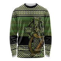 Ireland Celtic Knot Long Sleeve Shirt Celtic Nation Heritage Pride - Wonder Print Shop