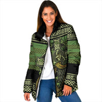 Ireland Celtic Knot Padded Jacket Celtic Nation Heritage Pride - Wonder Print Shop