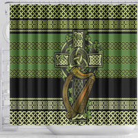 Ireland Celtic Knot Shower Curtain Celtic Nation Heritage Pride - Wonder Print Shop