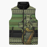 Ireland Celtic Knot Sleeveless Puffer Jacket Celtic Nation Heritage Pride - Wonder Print Shop