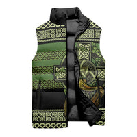 Ireland Celtic Knot Sleeveless Puffer Jacket Celtic Nation Heritage Pride - Wonder Print Shop