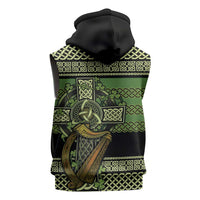 Ireland Celtic Knot Sleeveless Zip Hoodie Celtic Nation Heritage Pride - Wonder Print Shop