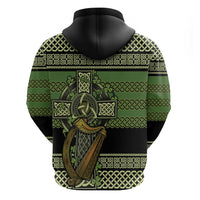 Ireland Celtic Knot Zip Hoodie Celtic Nation Heritage Pride - Wonder Print Shop