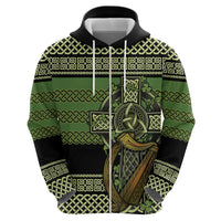 Ireland Celtic Knot Zip Hoodie Celtic Nation Heritage Pride - Wonder Print Shop