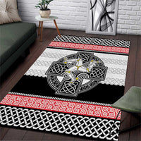 Isle of Man Celtic Knot Area Rug Celtic Nation Heritage Pride - Wonder Print Shop