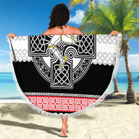 Isle of Man Celtic Knot Beach Blanket Celtic Nation Heritage Pride - Wonder Print Shop