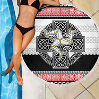Isle of Man Celtic Knot Beach Blanket Celtic Nation Heritage Pride - Wonder Print Shop