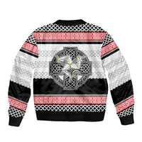 Isle of Man Celtic Knot Bomber Jacket Celtic Nation Heritage Pride - Wonder Print Shop