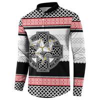 Isle of Man Celtic Knot Button Sweatshirt Celtic Nation Heritage Pride - Wonder Print Shop