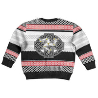 Isle of Man Celtic Knot Kid Ugly Christmas Sweater Celtic Nation Heritage Pride - Wonder Print Shop