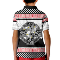 Isle of Man Celtic Knot Kid Polo Shirt Celtic Nation Heritage Pride - Wonder Print Shop