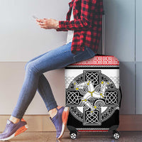 Isle of Man Celtic Knot Luggage Cover Celtic Nation Heritage Pride - Wonder Print Shop