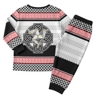 Isle of Man Celtic Knot Christmas Pajama Set Celtic Nation Heritage Pride - Wonder Print Shop