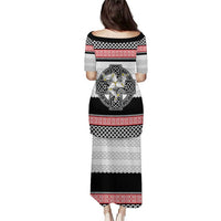 Isle of Man Celtic Knot Puletasi Celtic Nation Heritage Pride - Wonder Print Shop