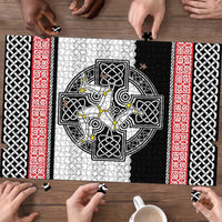 Isle of Man Celtic Knot Puzzle Celtic Nation Heritage Pride - Wonder Print Shop