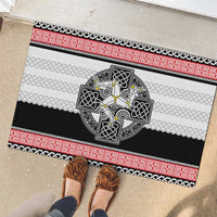 Isle of Man Celtic Knot Rubber Doormat Celtic Nation Heritage Pride - Wonder Print Shop
