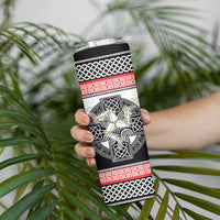 Isle of Man Celtic Knot Skinny Tumbler Celtic Nation Heritage Pride - Wonder Print Shop