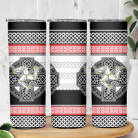 Isle of Man Celtic Knot Skinny Tumbler Celtic Nation Heritage Pride - Wonder Print Shop