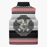 Isle of Man Celtic Knot Sleeveless Puffer Jacket Celtic Nation Heritage Pride - Wonder Print Shop