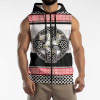 Isle of Man Celtic Knot Sleeveless Zip Hoodie Celtic Nation Heritage Pride - Wonder Print Shop