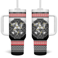 Isle of Man Celtic Knot Tumbler With Handle Celtic Nation Heritage Pride - Wonder Print Shop