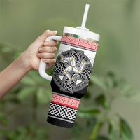 Isle of Man Celtic Knot Tumbler With Handle Celtic Nation Heritage Pride - Wonder Print Shop