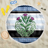 Scotland Celtic Knot Beach Blanket Celtic Nation Heritage Pride - Wonder Print Shop