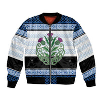 Scotland Celtic Knot Bomber Jacket Celtic Nation Heritage Pride - Wonder Print Shop