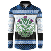 Scotland Celtic Knot Button Sweatshirt Celtic Nation Heritage Pride - Wonder Print Shop
