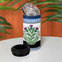 Scotland Celtic Knot 4 in 1 Can Cooler Tumbler Celtic Nation Heritage Pride - Wonder Print Shop