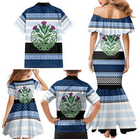 Scotland Celtic Knot Family Matching Mermaid Dress and Hawaiian Shirt Celtic Nation Heritage Pride - Wonder Print Shop