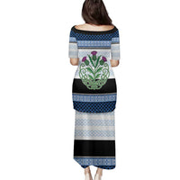 Scotland Celtic Knot Family Matching Puletasi and Hawaiian Shirt Celtic Nation Heritage Pride - Wonder Print Shop