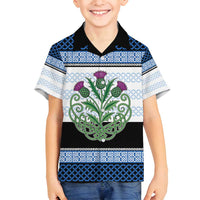 Scotland Celtic Knot Family Matching Puletasi and Hawaiian Shirt Celtic Nation Heritage Pride - Wonder Print Shop