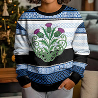 Scotland Celtic Knot Kid Ugly Christmas Sweater Celtic Nation Heritage Pride - Wonder Print Shop