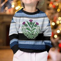 Scotland Celtic Knot Kid Ugly Christmas Sweater Celtic Nation Heritage Pride - Wonder Print Shop