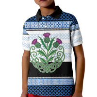 Scotland Celtic Knot Kid Polo Shirt Celtic Nation Heritage Pride - Wonder Print Shop