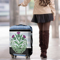 Scotland Celtic Knot Luggage Cover Celtic Nation Heritage Pride - Wonder Print Shop