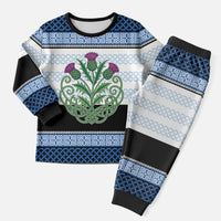 Scotland Celtic Knot Christmas Pajama Set Celtic Nation Heritage Pride - Wonder Print Shop