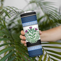 Scotland Celtic Knot Skinny Tumbler Celtic Nation Heritage Pride - Wonder Print Shop
