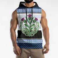 Scotland Celtic Knot Sleeveless Hoodie Celtic Nation Heritage Pride - Wonder Print Shop