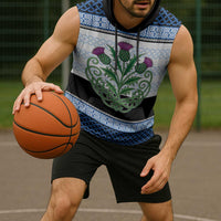 Scotland Celtic Knot Sleeveless Hoodie Celtic Nation Heritage Pride - Wonder Print Shop