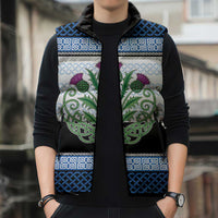 Scotland Celtic Knot Sleeveless Puffer Jacket Celtic Nation Heritage Pride - Wonder Print Shop