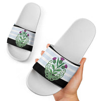 Scotland Celtic Knot Slide Sandals Celtic Nation Heritage Pride - Wonder Print Shop