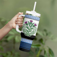 Scotland Celtic Knot Tumbler With Handle Celtic Nation Heritage Pride - Wonder Print Shop
