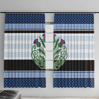 Scotland Celtic Knot Window Curtain Celtic Nation Heritage Pride - Wonder Print Shop