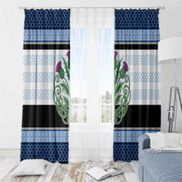 Scotland Celtic Knot Window Curtain Celtic Nation Heritage Pride - Wonder Print Shop