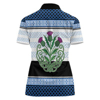 Scotland Celtic Knot Women Polo Shirt Celtic Nation Heritage Pride - Wonder Print Shop